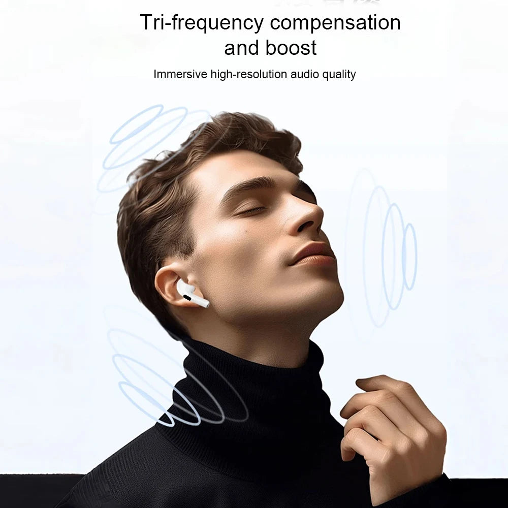 ERAZER AI Translator TWS New Air Pro Wireless Bluetooth Earphones Touch Screen Low Latency HiFi Sound Earbuds for IPhone Android