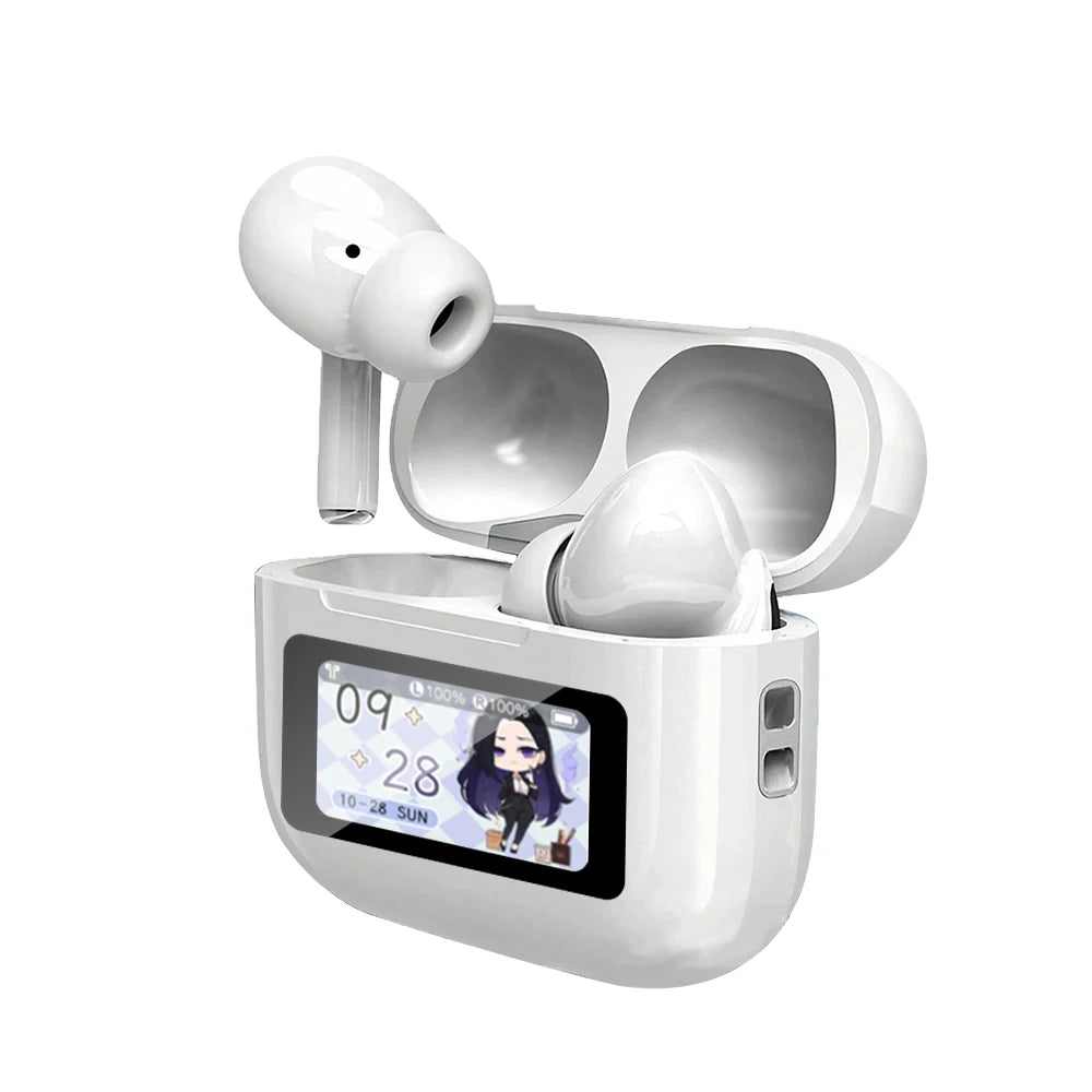 ERAZER AI Translator TWS New Air Pro Wireless Bluetooth Earphones Touch Screen Low Latency HiFi Sound Earbuds for IPhone Android