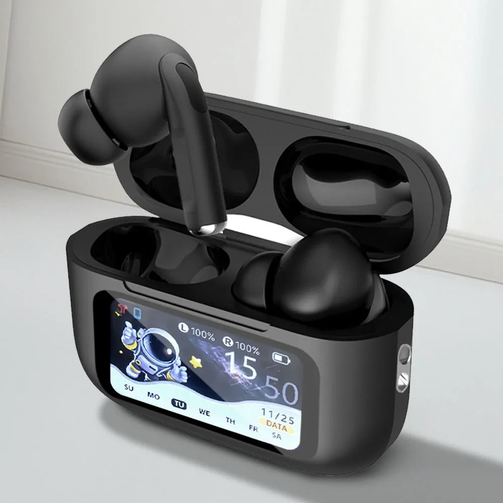 ERAZER AI Translator TWS New Air Pro Wireless Bluetooth Earphones Touch Screen Low Latency HiFi Sound Earbuds for IPhone Android